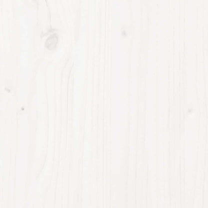 vidaXL Lit en bois massif sans matelas Blanc 140x200 cm Pin