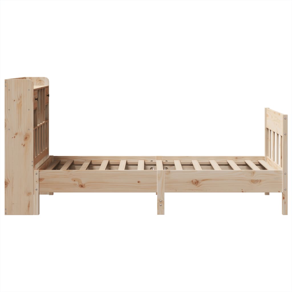 vidaXL Lit en bois massif sans matelas 90x200 Bois de pin