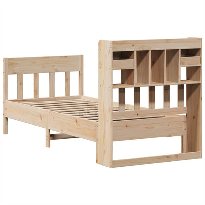 vidaXL Lit en bois massif sans matelas 90x200 Bois de pin