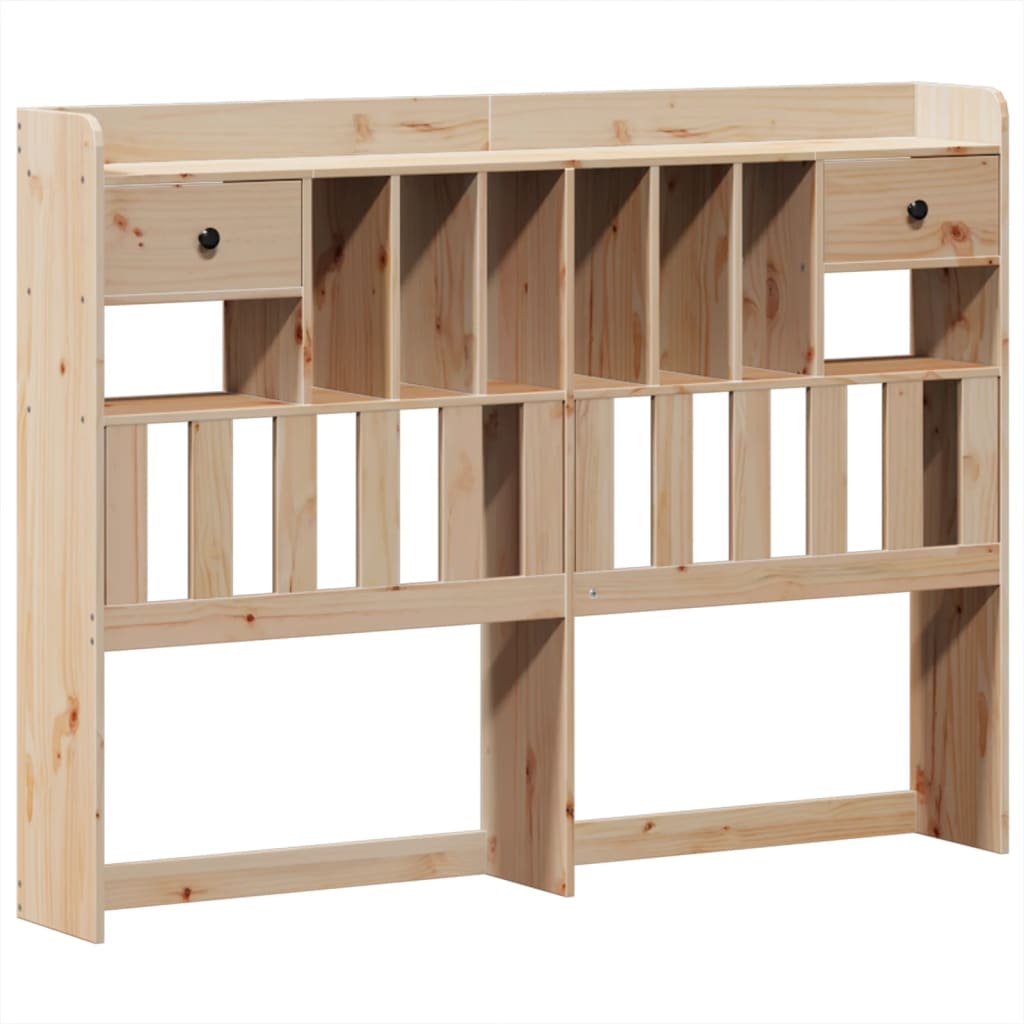 vidaXL Massivholzbett ohne Matratze 140x190 cm Kiefernholz