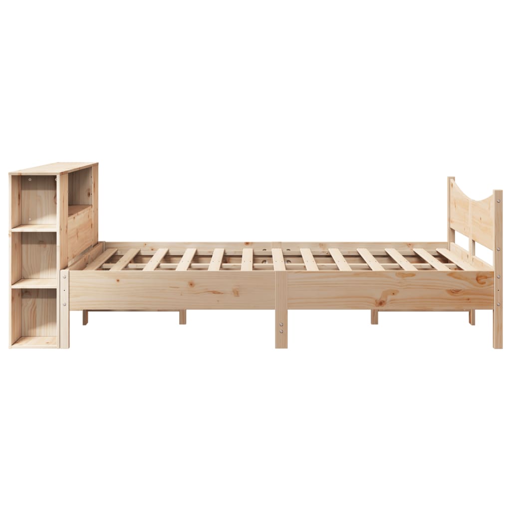 vidaXL Massivholzbett ohne Matratze 120x200 cm Kiefernholz