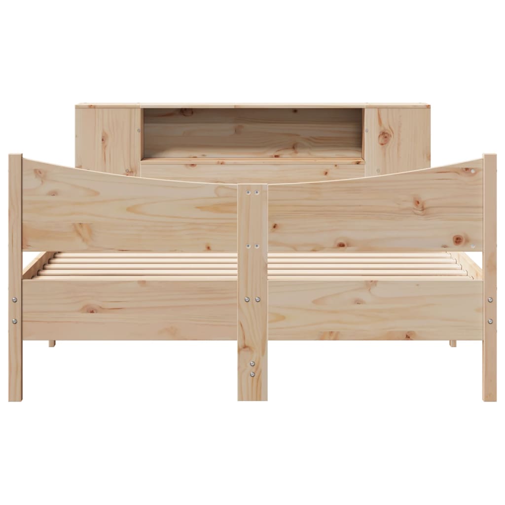 vidaXL Lit en bois massif sans matelas 140x190 cm Pin