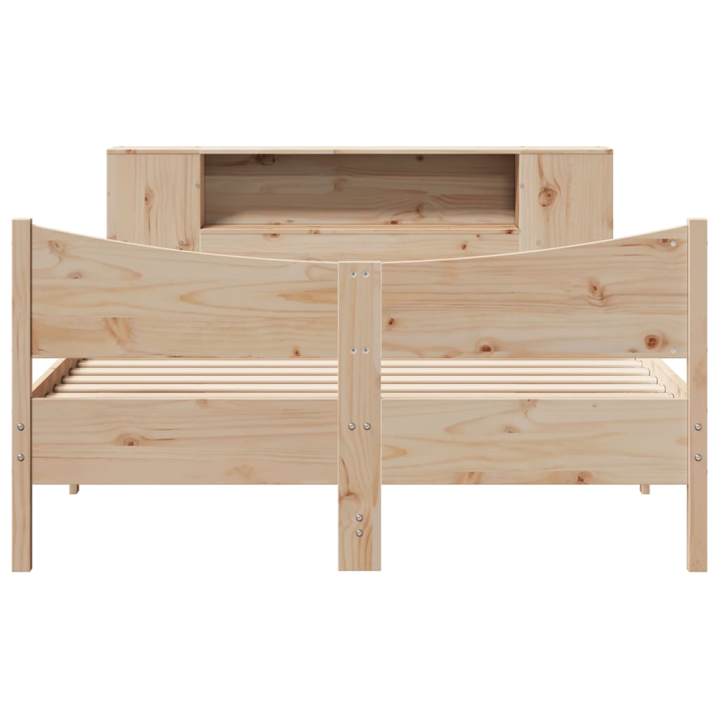 vidaXL Lit en bois massif sans matelas 120x190 cm Pin