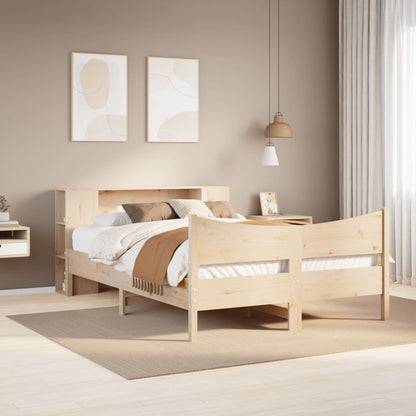 vidaXL Lit en bois massif sans matelas 120x190 cm Pin