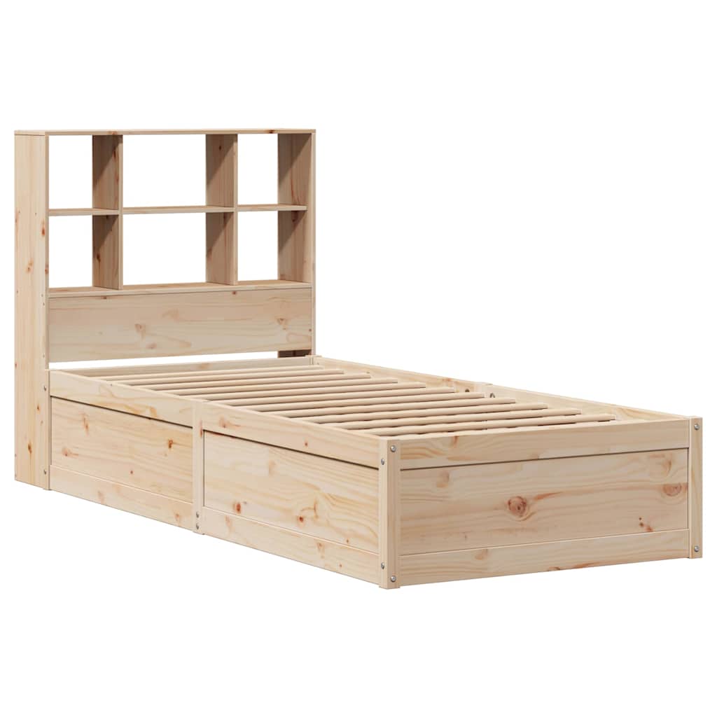 vidaXL Massivholzbett ohne Matratze 90x200 Kiefernholz