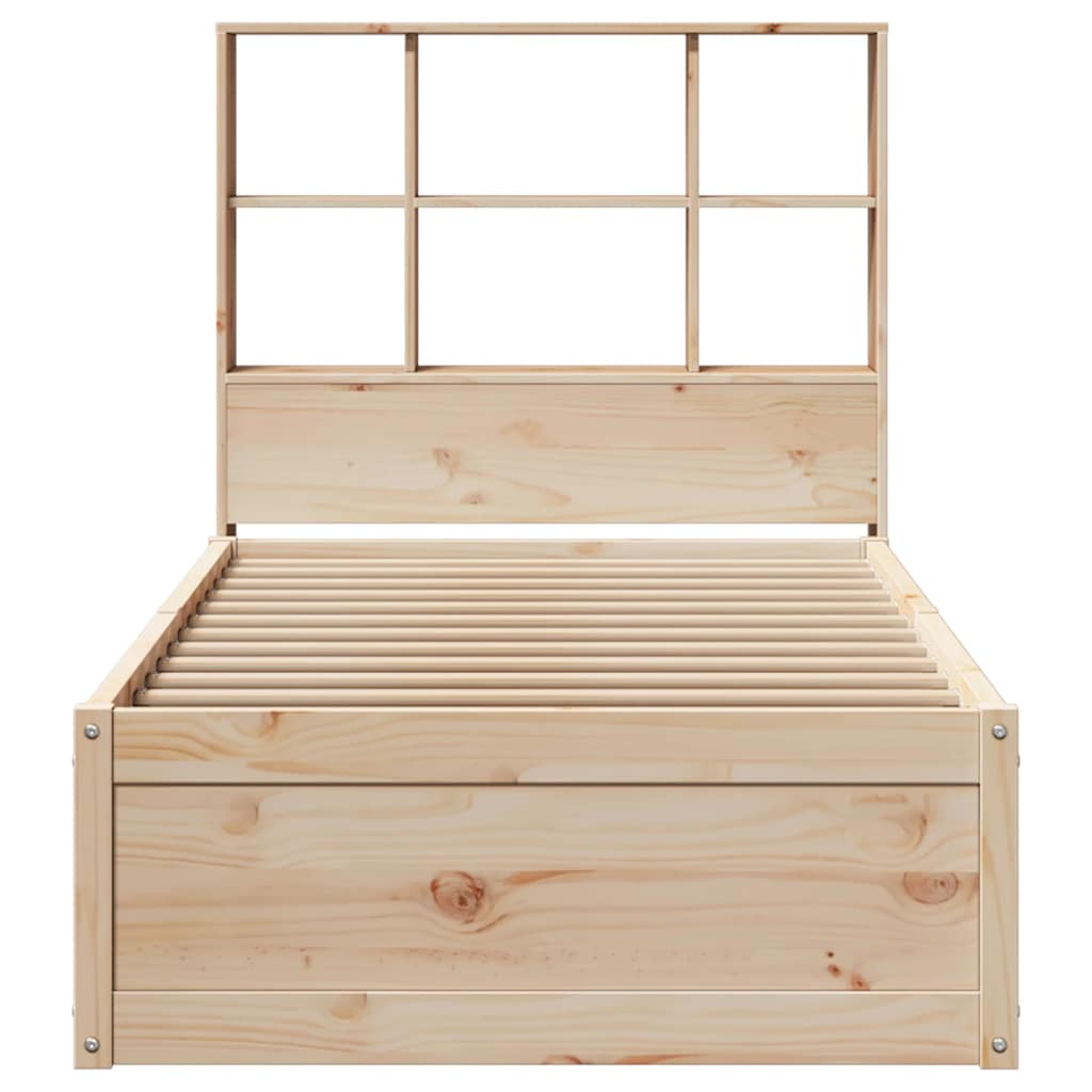 vidaXL Massivholzbett ohne Matratze 90x200 Kiefernholz