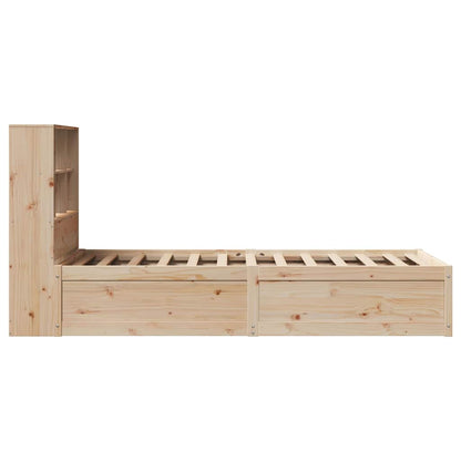 vidaXL Massivholzbett ohne Matratze 90x200 Kiefernholz