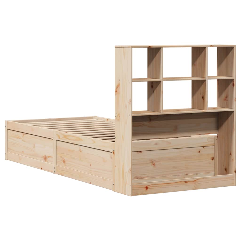 vidaXL Massivholzbett ohne Matratze 90x200 Kiefernholz