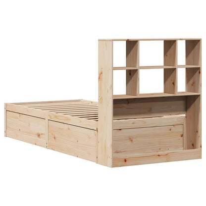 vidaXL Massivholzbett ohne Matratze 90x200 Kiefernholz
