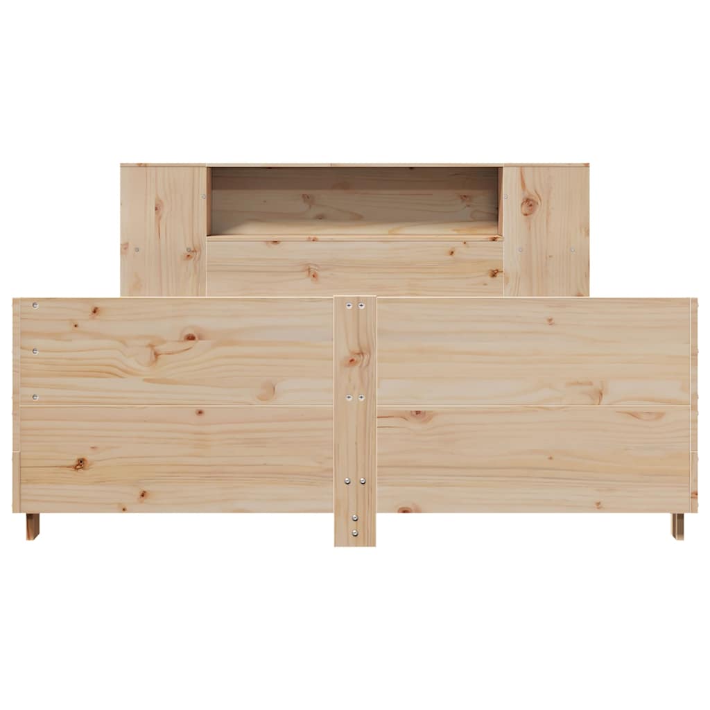 vidaXL Massivholzbett ohne Matratze 120x200 cm Kiefernholz