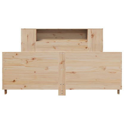 vidaXL Massivholzbett ohne Matratze 120x200 cm Kiefernholz