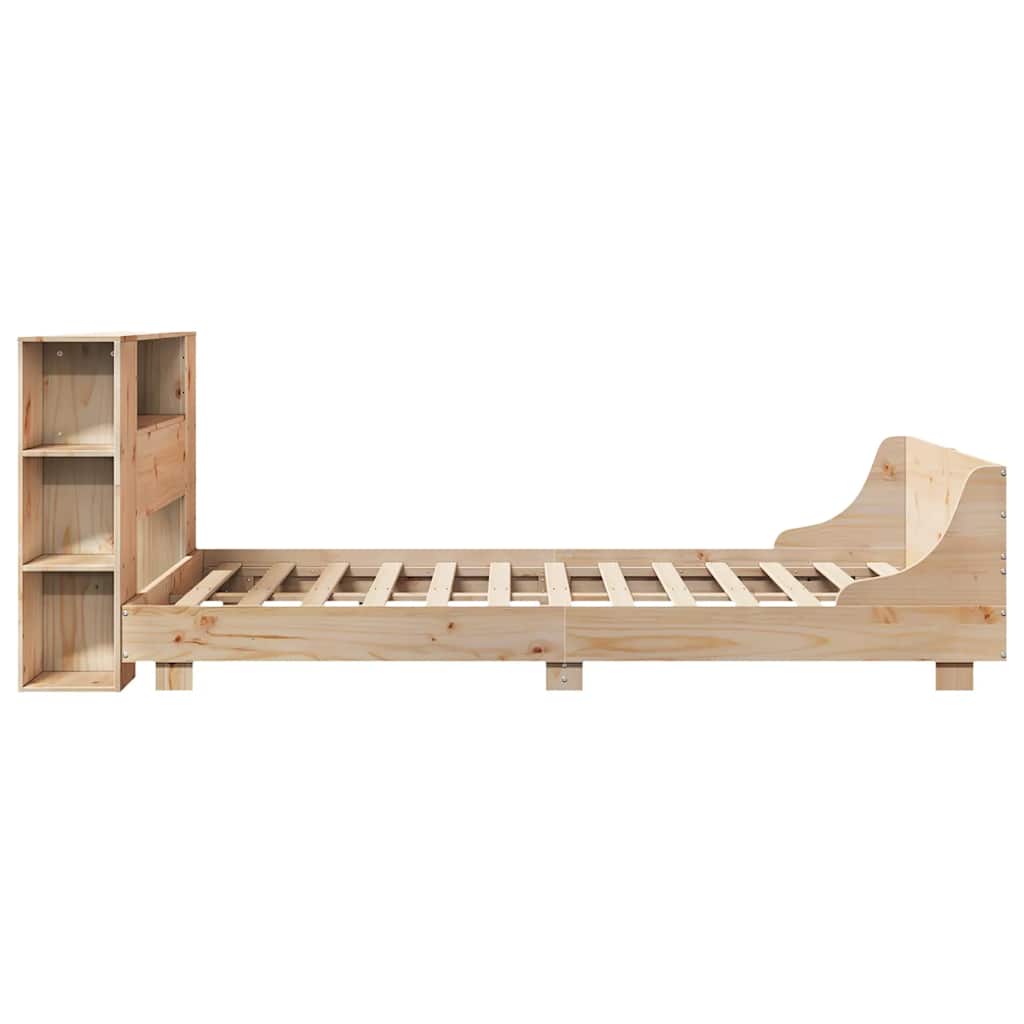 vidaXL Massivholzbett ohne Matratze 120x200 cm Kiefernholz