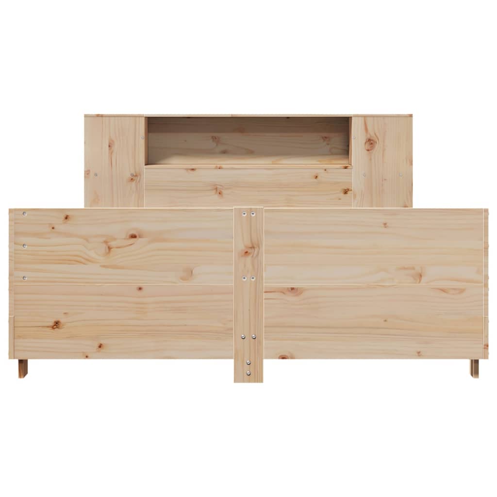 vidaXL Lit en bois massif sans matelas 140x190 cm Pin