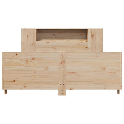 vidaXL Lit en bois massif sans matelas 140x190 cm Pin