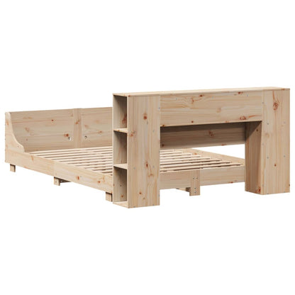 vidaXL Lit en bois massif sans matelas 140x190 cm Pin