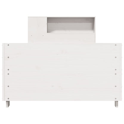 vidaXL Massivholzbett ohne Matratze Weiß 75x190 cm Kiefernholz