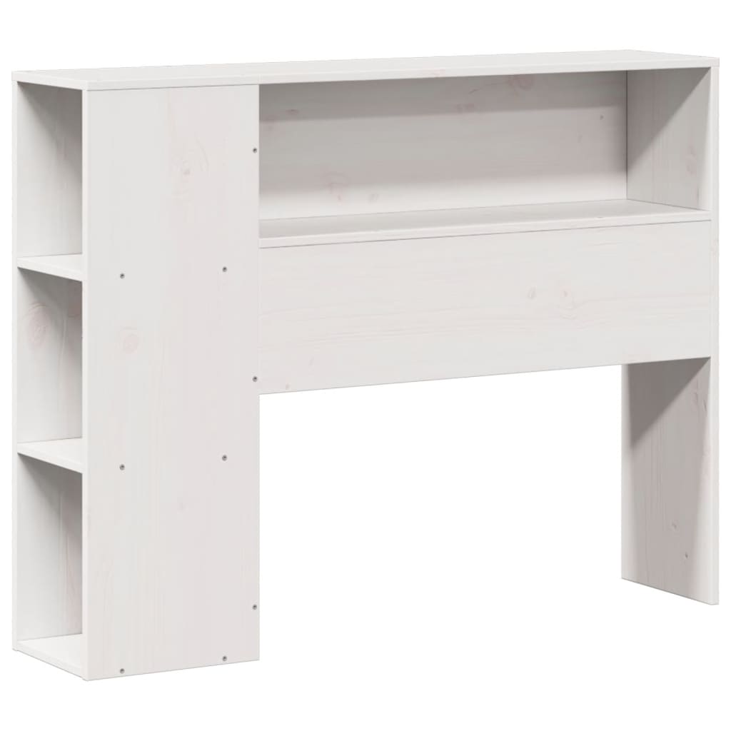 vidaXL Massivholzbett ohne Matratze Weiß 75x190 cm Kiefernholz