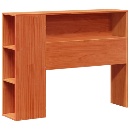 vidaXL Lit en bois massif sans matelas Marron ciré 75x190 cm Bois de pin