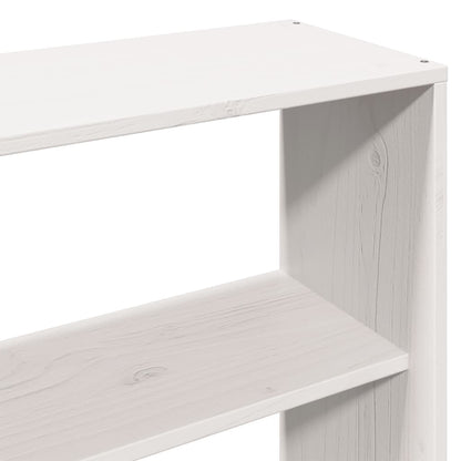 vidaXL Massivholzbett ohne Matratze Weiß 180x200 cm Kiefernholz