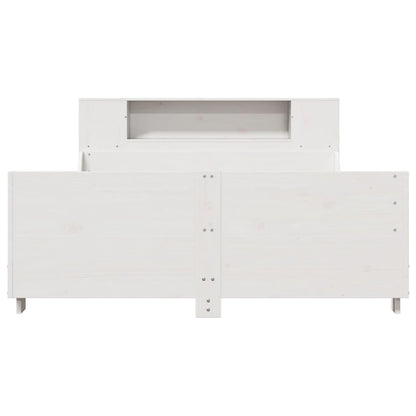 vidaXL Lit en bois massif sans matelas Blanc 150x200 cm Pin