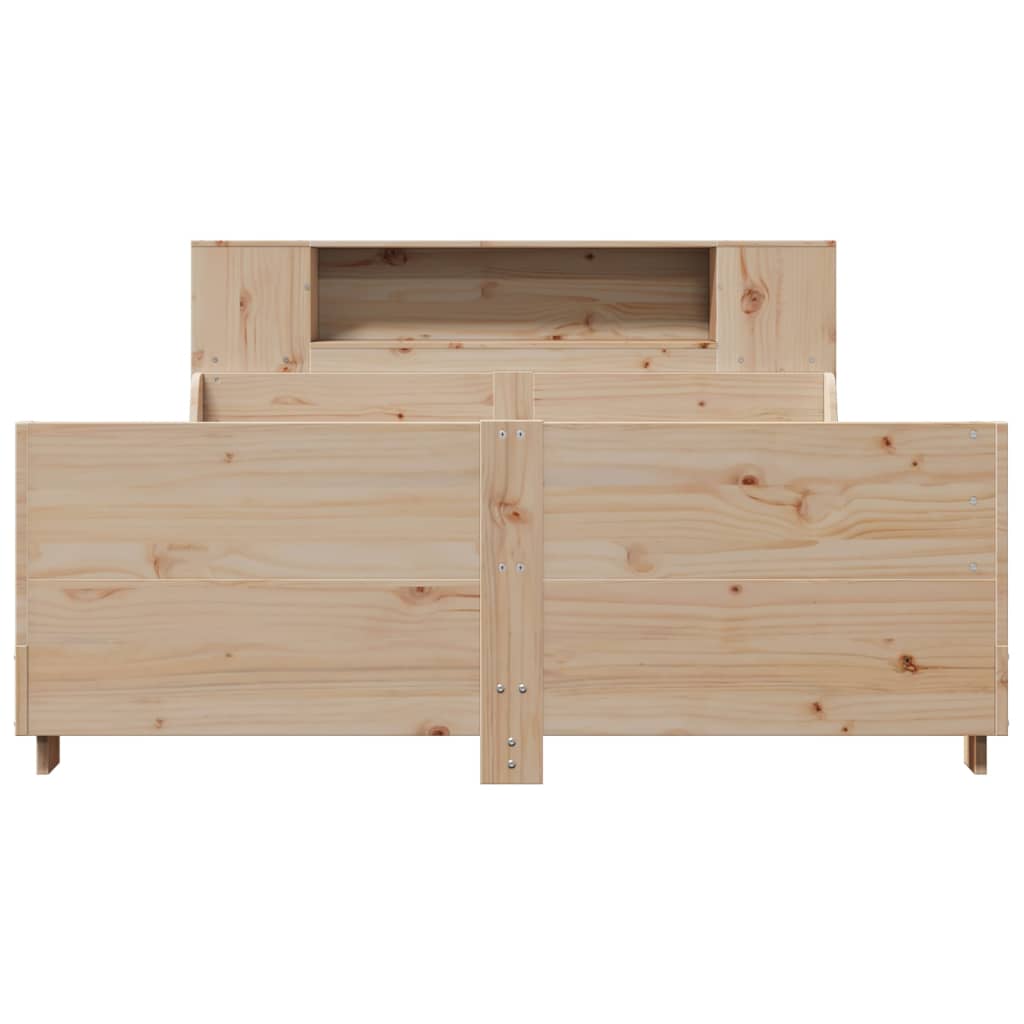 vidaXL Lit en bois massif sans matelas 120x190 cm Pin