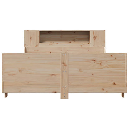 vidaXL Lit en bois massif sans matelas 120x190 cm Pin