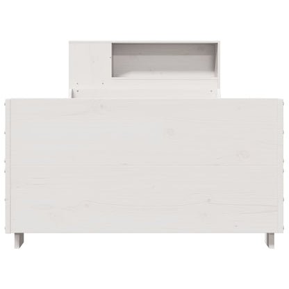 vidaXL Lit en bois massif sans matelas Blanc 75x190 cm Bois de pin