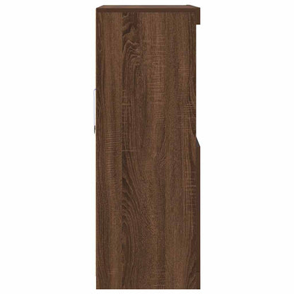 vidaXL Sideboard Braun Eichen-Optik 81x37x100 cm Holzwerkstoff