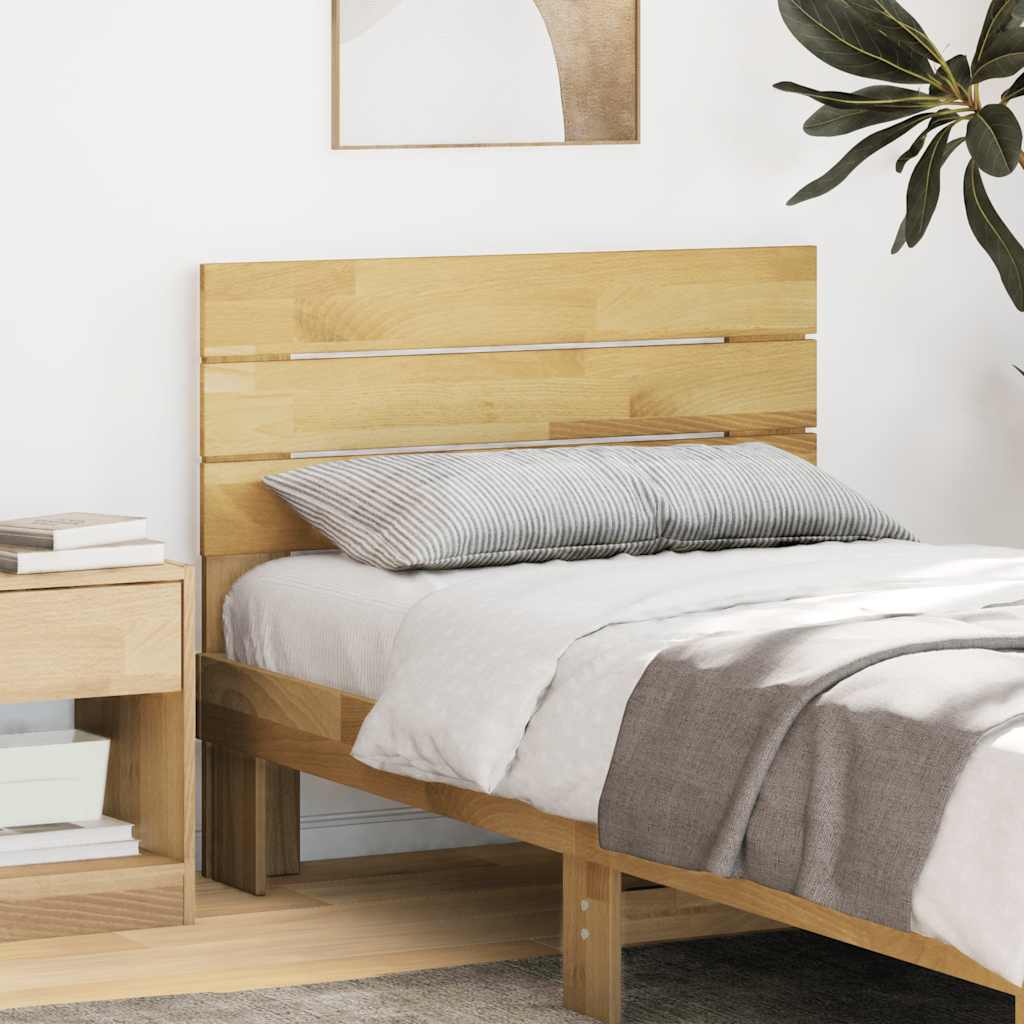 vidaXL Kopfteil 75 cm Massivholz Eiche