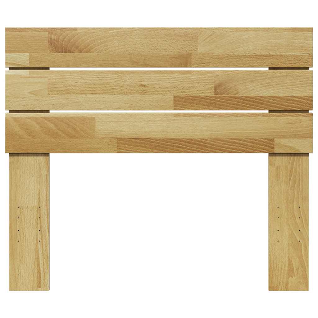 vidaXL Kopfteil 75 cm Massivholz Eiche