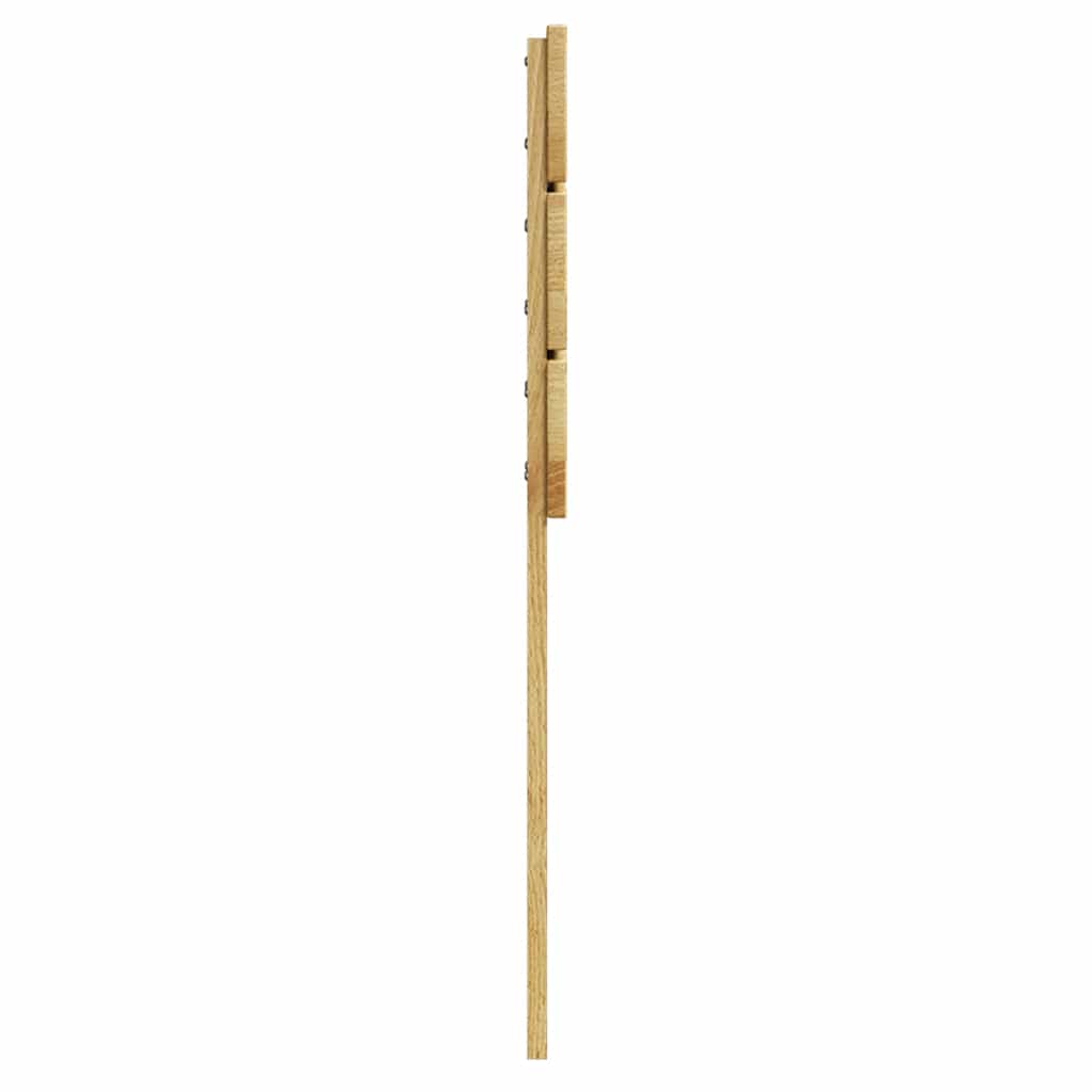 vidaXL Kopfteil 75 cm Massivholz Eiche