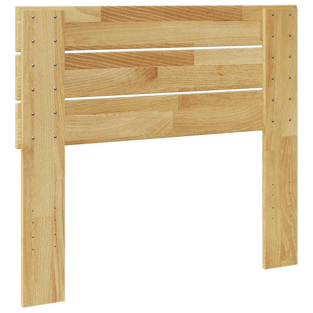 vidaXL Kopfteil 75 cm Massivholz Eiche