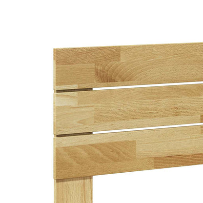 vidaXL Kopfteil 75 cm Massivholz Eiche