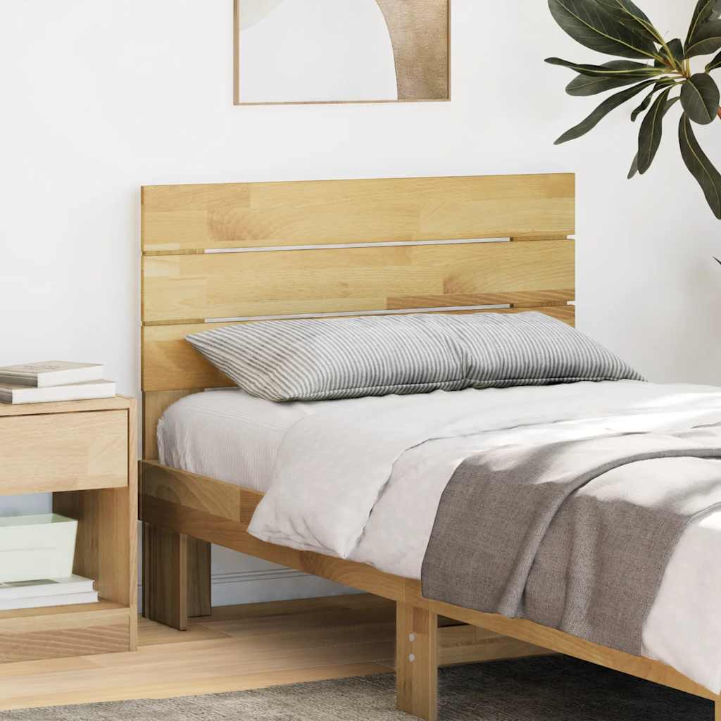 vidaXL Kopfteil 90 cm Massivholz Eiche