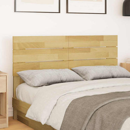 vidaXL Kopfteil 120 cm Massivholz Eiche