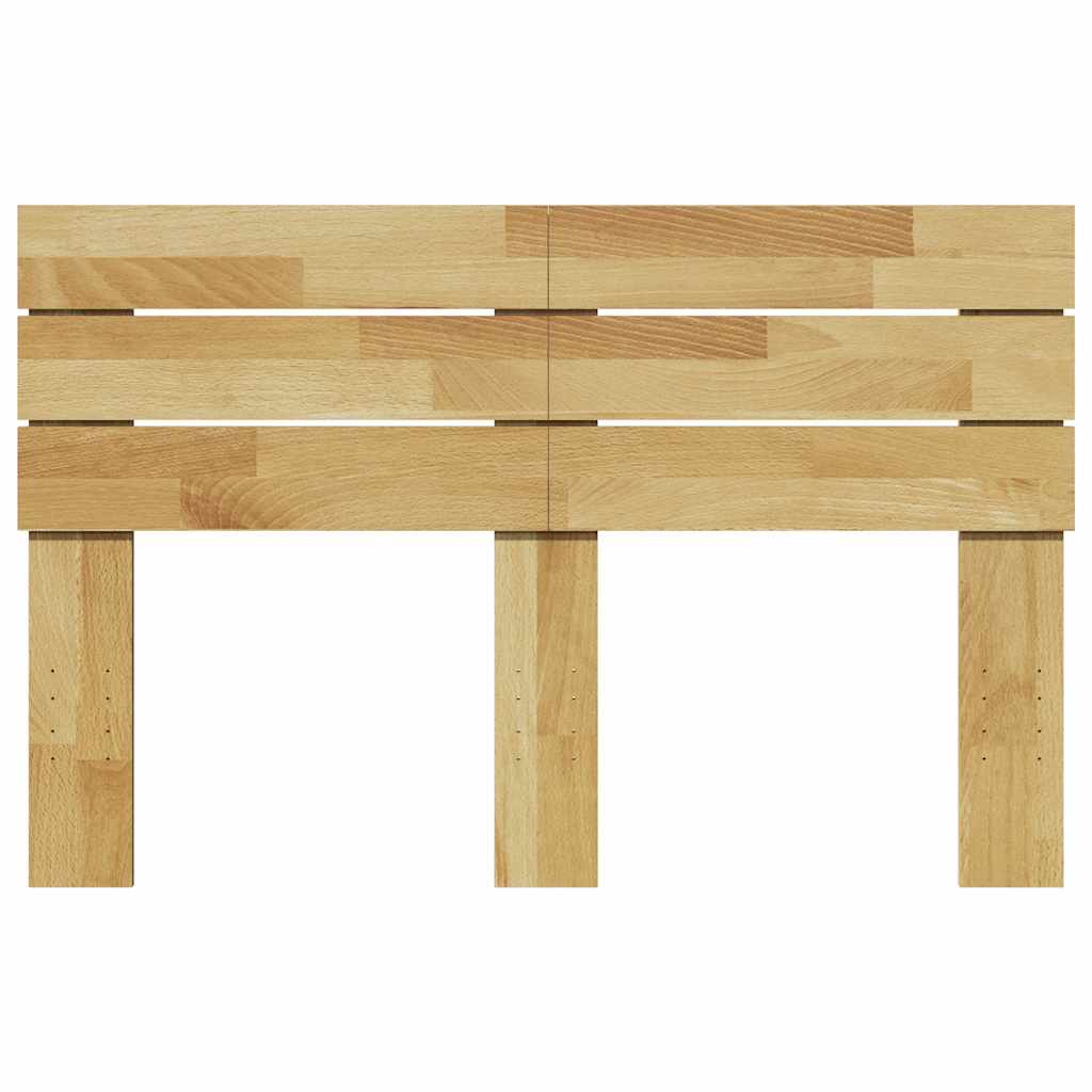 vidaXL Kopfteil 120 cm Massivholz Eiche