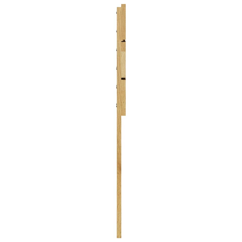vidaXL Kopfteil 120 cm Massivholz Eiche