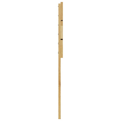 vidaXL Kopfteil 120 cm Massivholz Eiche