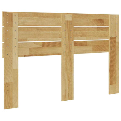 vidaXL Kopfteil 120 cm Massivholz Eiche