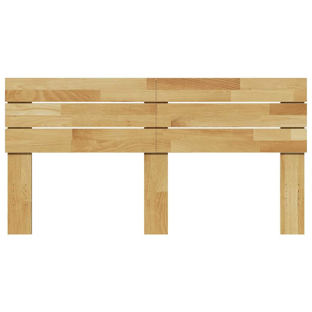 vidaXL Kopfteil 135 cm Massivholz Eiche