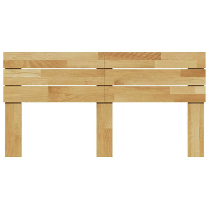 vidaXL Kopfteil 135 cm Massivholz Eiche