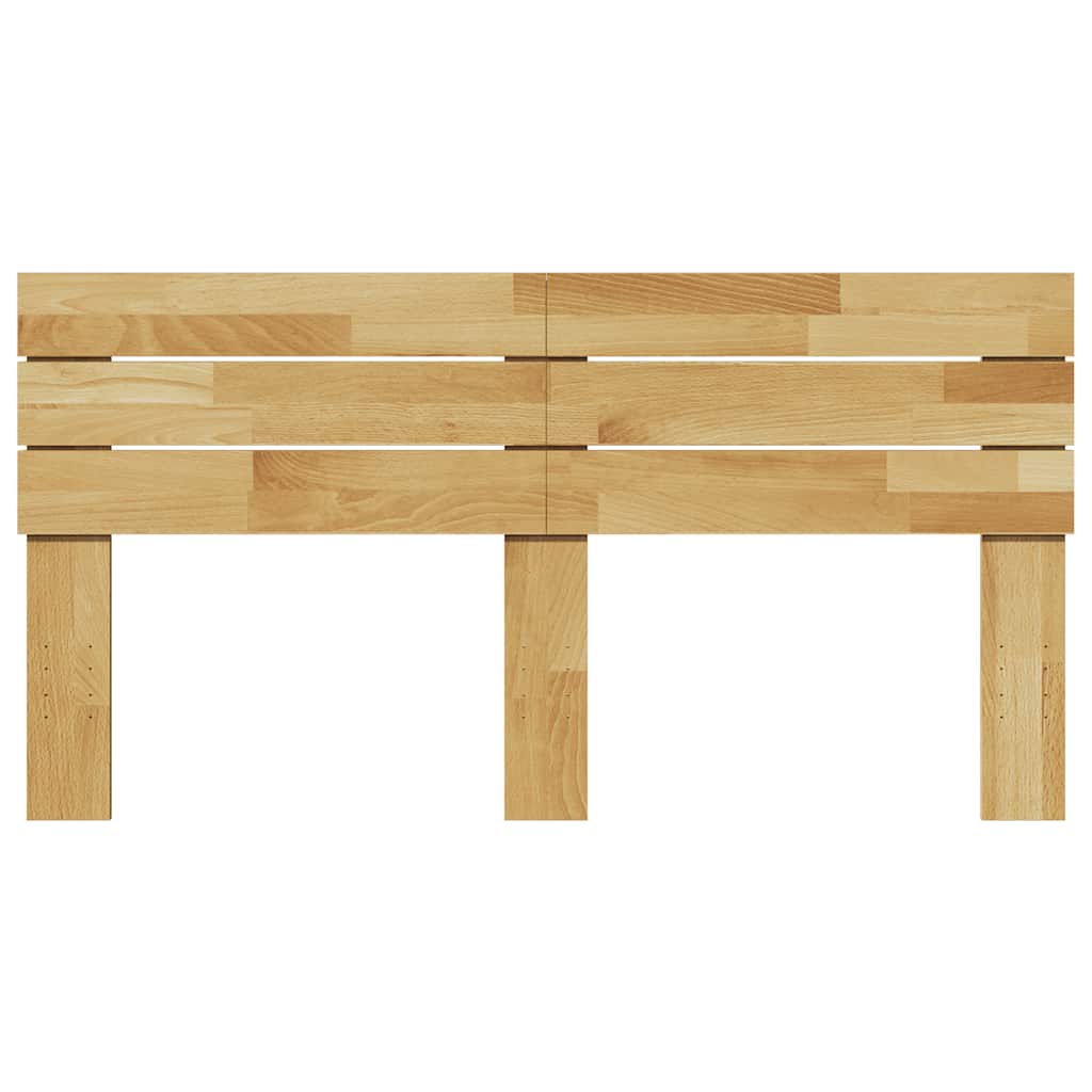 vidaXL Kopfteil 140 cm Massivholz Eiche