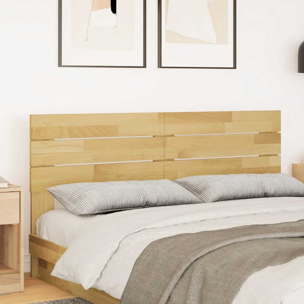 vidaXL Kopfteil 150 cm Massivholz Eiche