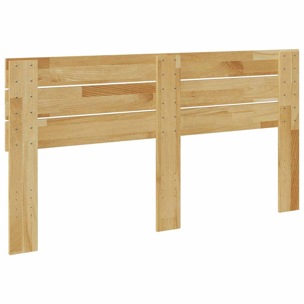 vidaXL Kopfteil 150 cm Massivholz Eiche