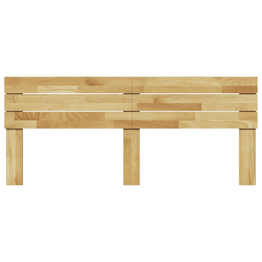 vidaXL Kopfteil 180 cm Massivholz Eiche