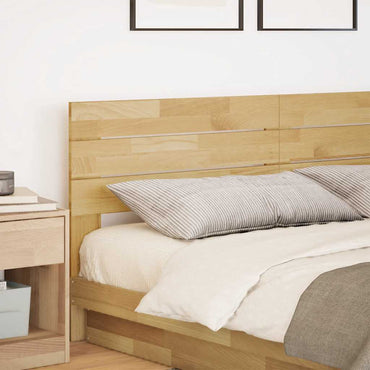 vidaXL Kopfteil 200 cm Massivholz Eiche