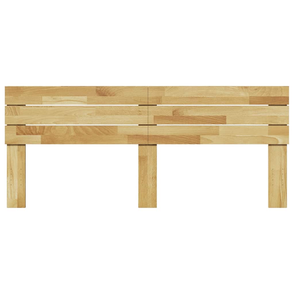 vidaXL Kopfteil 200 cm Massivholz Eiche