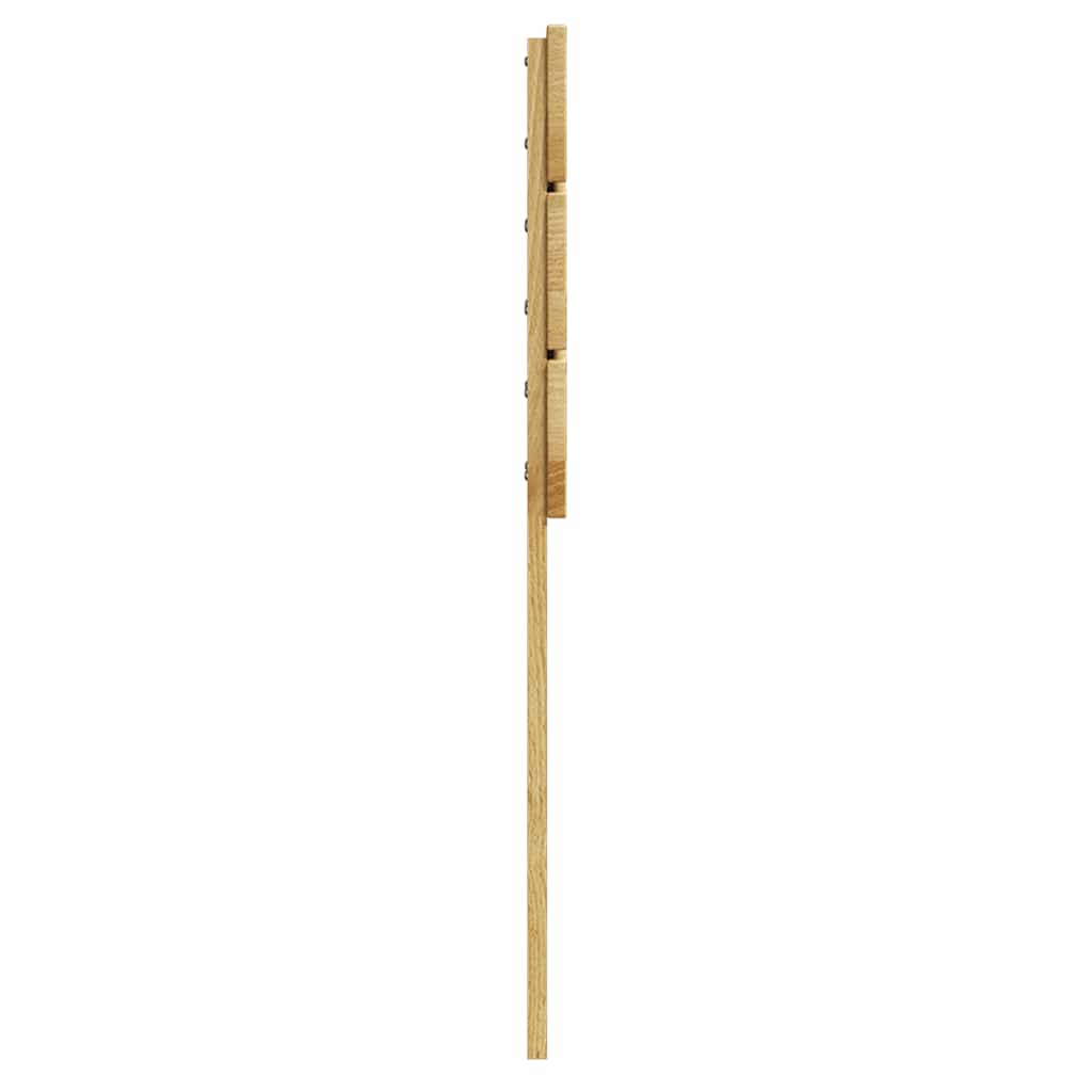 vidaXL Kopfteil 80 cm Massivholz Eiche