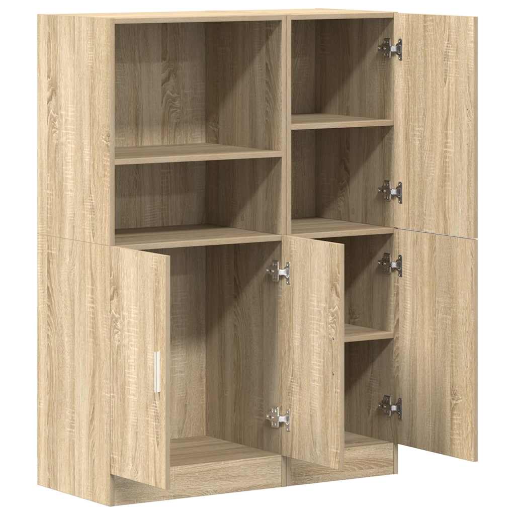 vidaXL 2-tlg. Küchenschrank-Set Sonoma-Eiche Holzwerkstoff