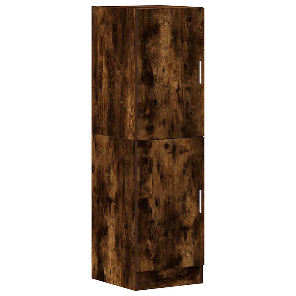 vidaXL 2-tlg. Küchenschrank-Set Räuchereiche Holzwerkstoff
